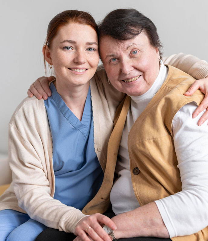 Caregiver and Patient